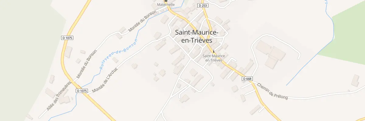 Plan du 5087 Le Village à Saint-Maurice-en-Trièves