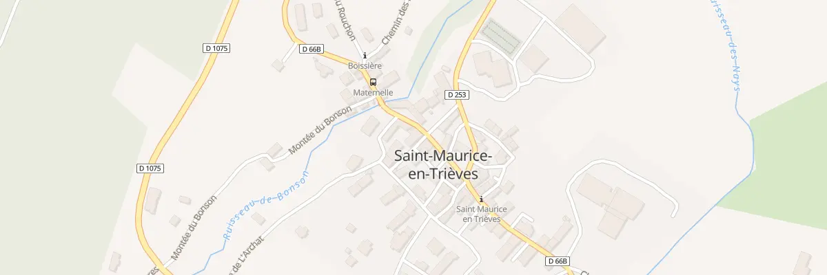 Plan du 5079 Le Village à Saint-Maurice-en-Trièves