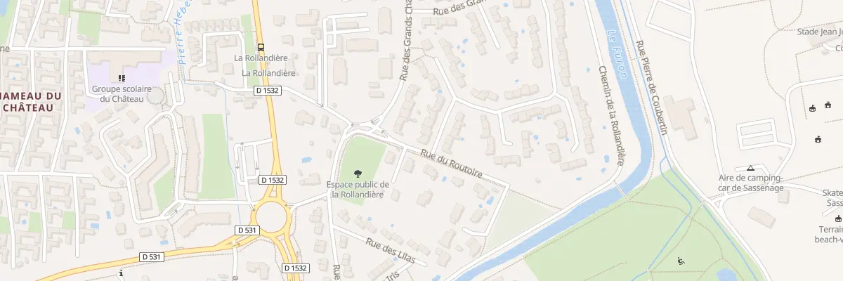 Plan du 1 Rue des Grands Prés à Sassenage