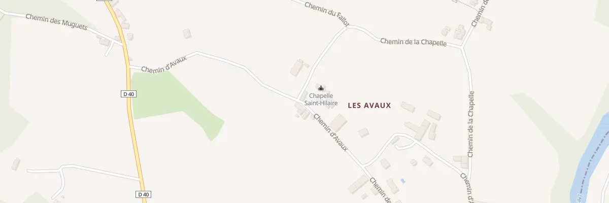 Plan du 305 Che d’Avaux à Romagnieu