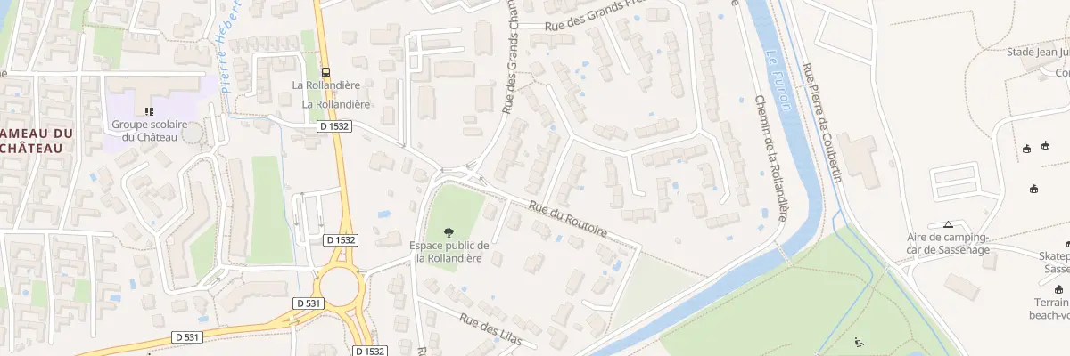 Plan du 3 Rue des Grands Prés à Sassenage