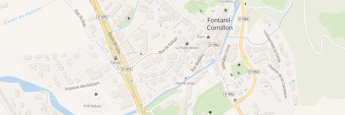 Plan du 7 Rue du Palluel à Fontanil-Cornillon
