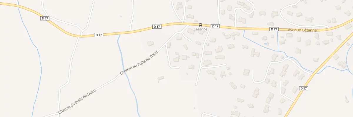 Plan du 5624 Che du Puits de Daim à Puyloubier