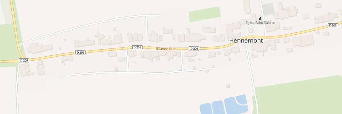Plan du 26 Grande Rue à Hennemont