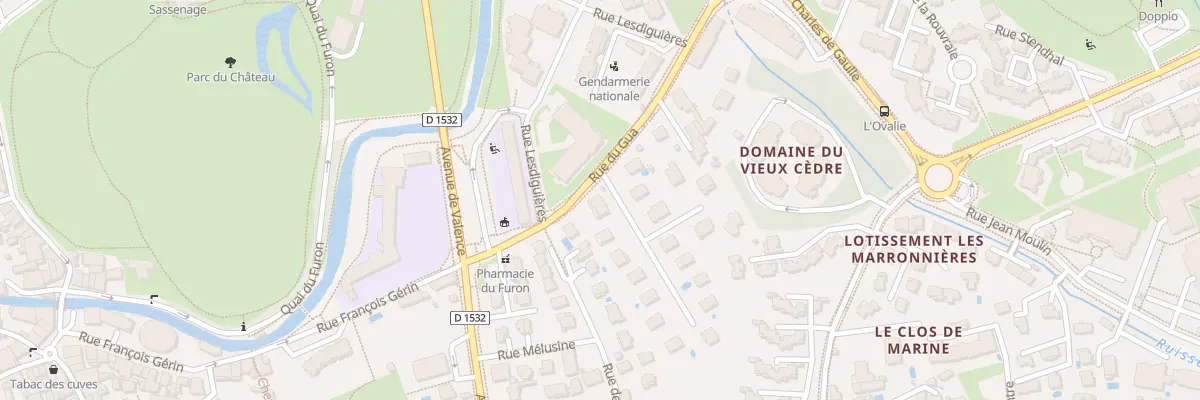 Plan du 9 Rue du Gua à Sassenage