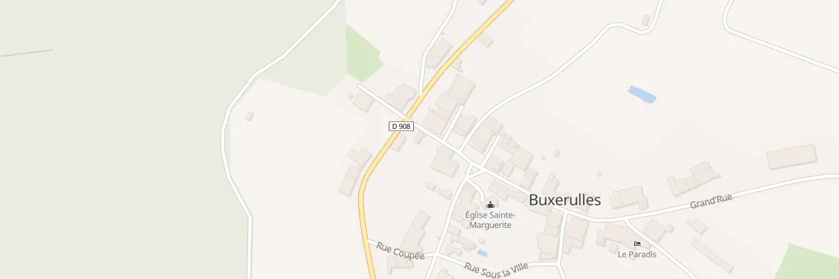 Plan du 2 Gr Grande Rue A Buxerulles à Buxières-sous-les-Côtes