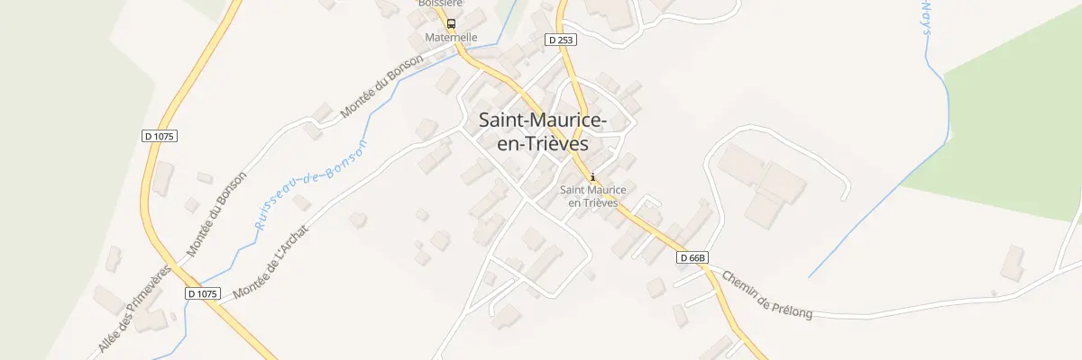 Plan du 16 All des Gentianes à Saint-Maurice-en-Trièves