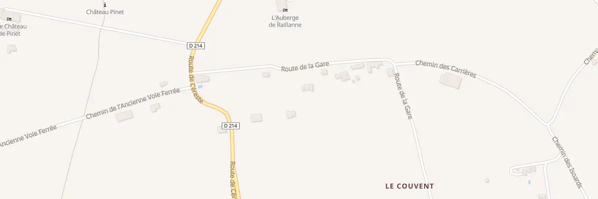 Plan du 7264 Le Couvent à Reillanne