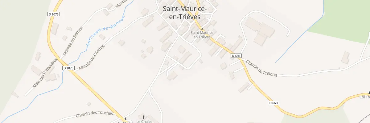 Plan du 90 Che du Parc à Saint-Maurice-en-Trièves