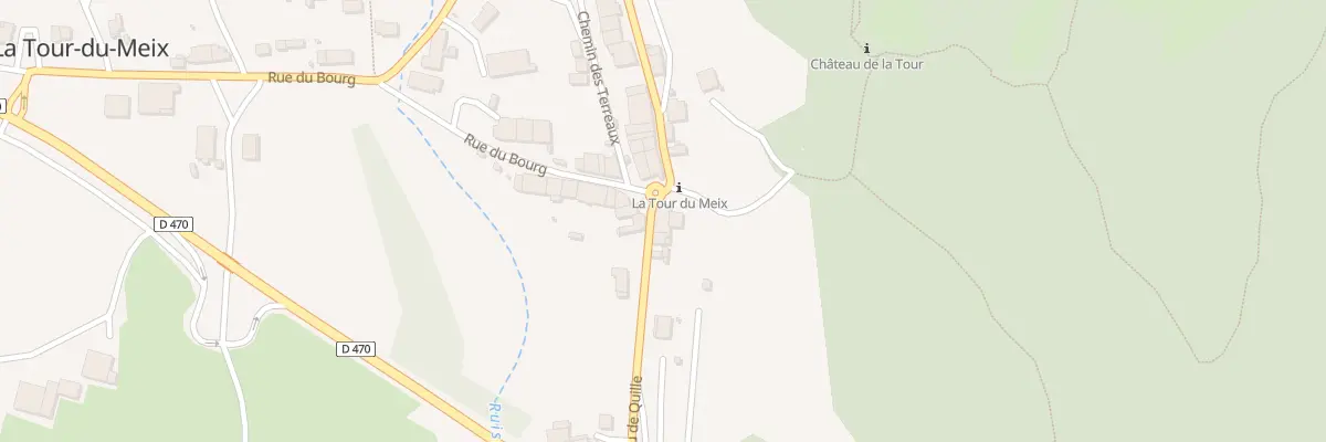 Plan du 1 Rue du Jeu de Quille à La Tour-du-Meix
