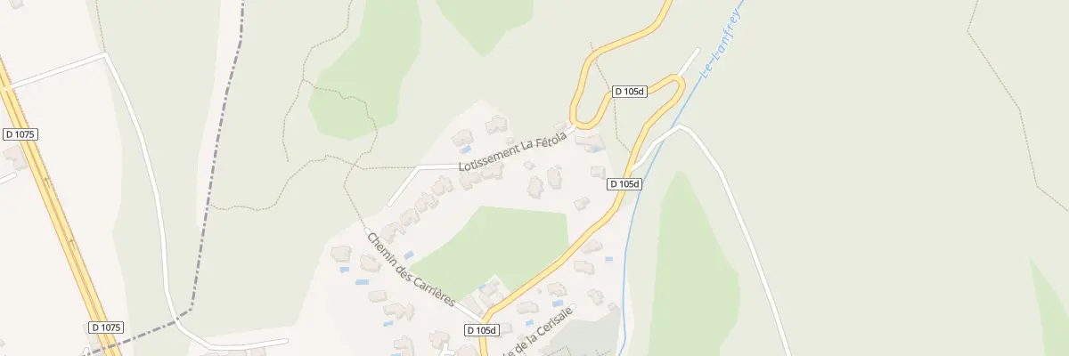 Plan du 15 Rte du Mont St Martin à Fontanil-Cornillon
