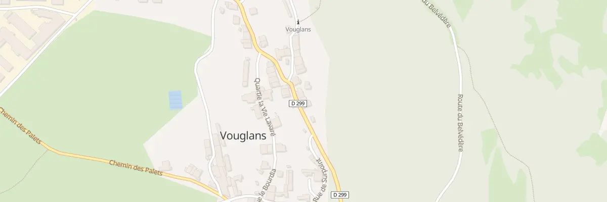 Plan du 15B Rte de la Vallée à Lect
