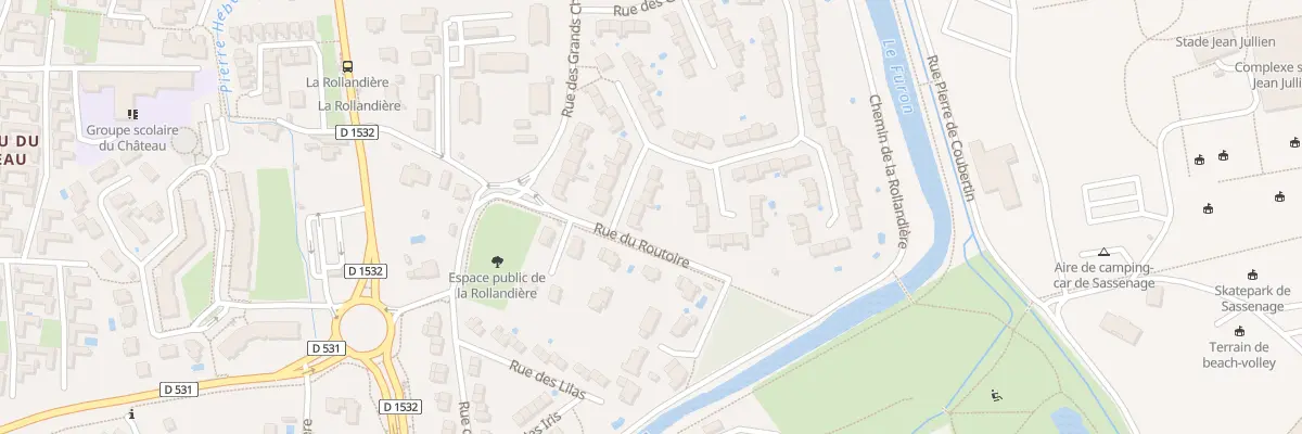 Plan du 4 Rue des Grands Prés à Sassenage