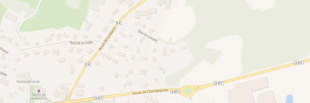 Plan du 12 Rue du Levant à Hauteroche