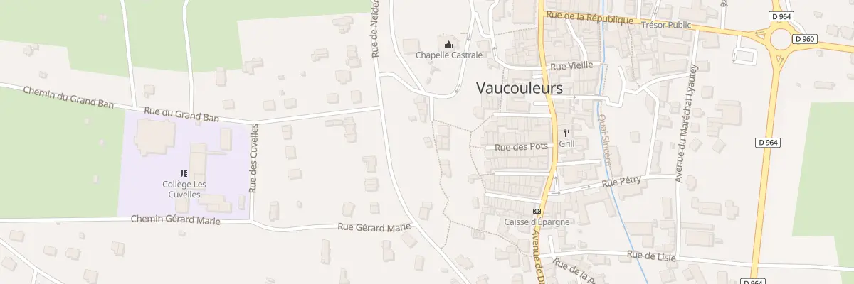 Plan du 8 Imp Henri Bataille à Vaucouleurs