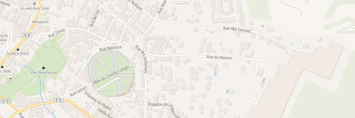 Plan du 8 Rue du Renom à Oyonnax