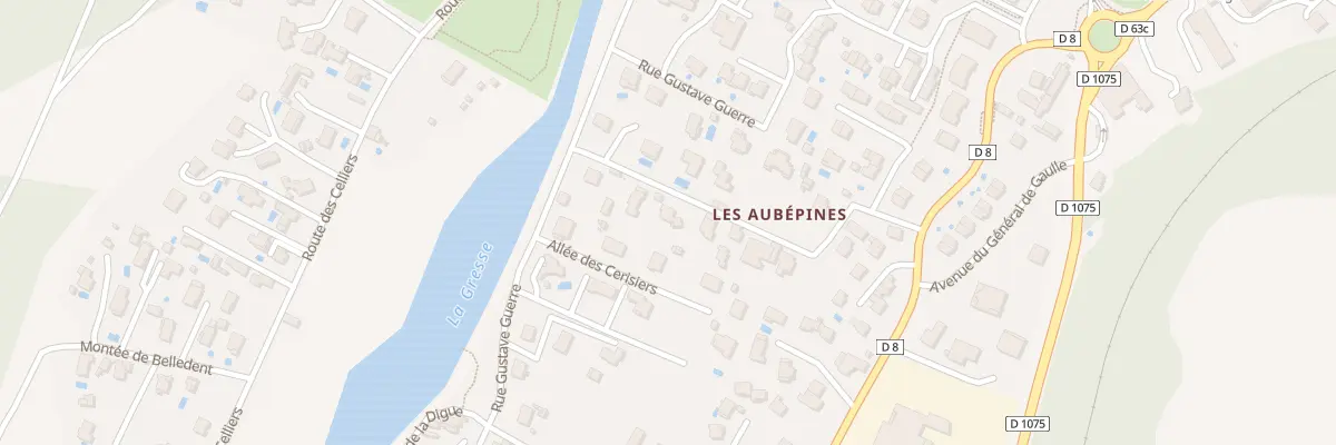 Plan du 6 Tra des Aubépines à Vif