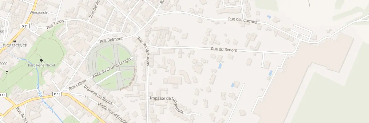 Plan du 10 Rue du Renom à Oyonnax