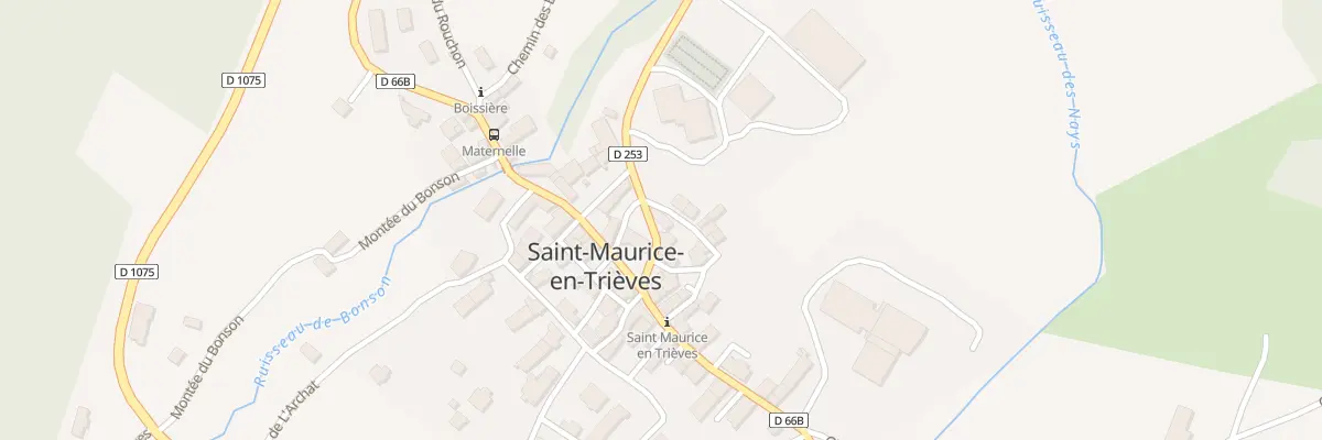 Plan du 34 Rue du Tilleul à Saint-Maurice-en-Trièves