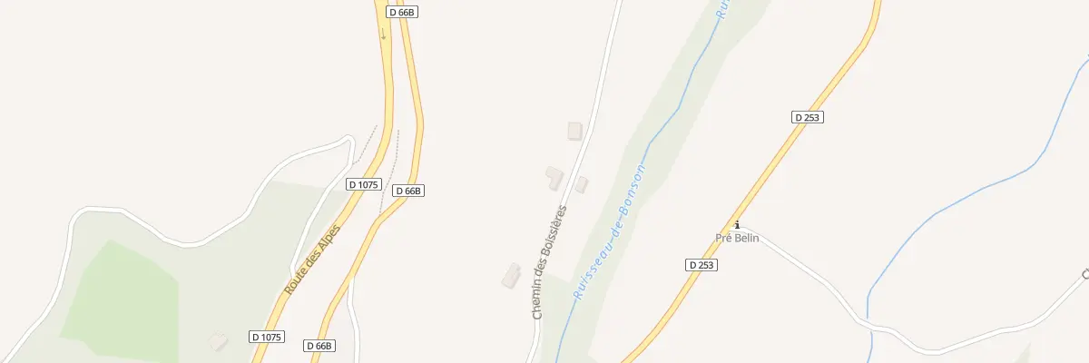 Plan du 5112 Aux Boissieres à Saint-Maurice-en-Trièves