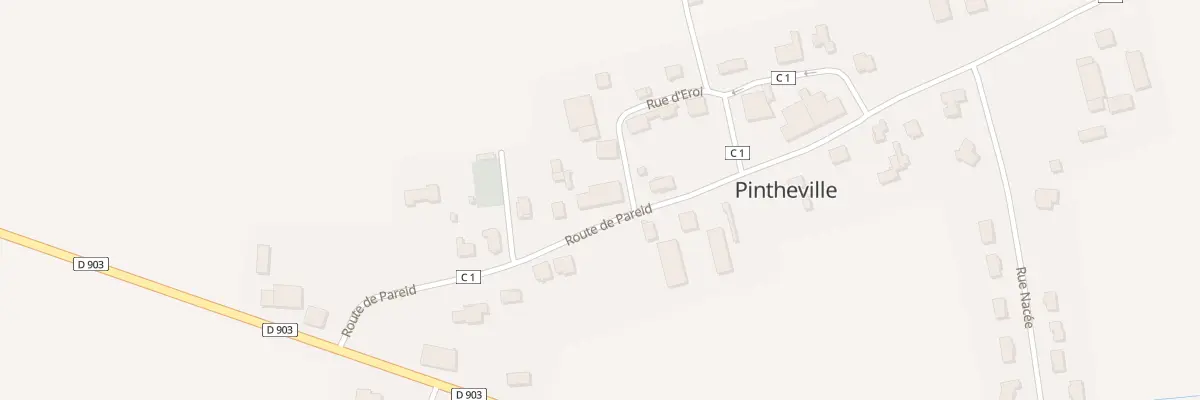 Plan du 7 Rte de Pareid à Pintheville