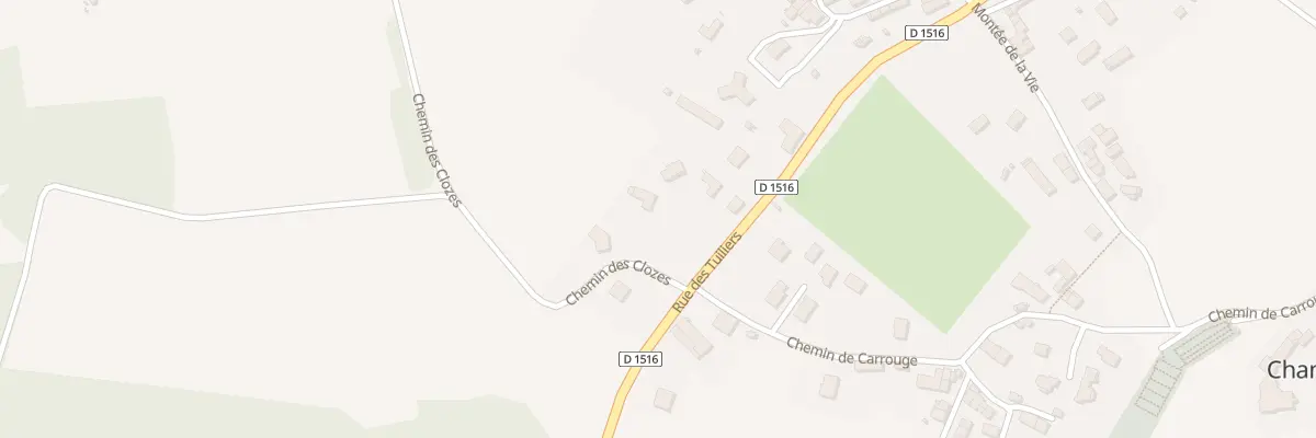 Plan du 46 Che des Clozes à Champagneux
