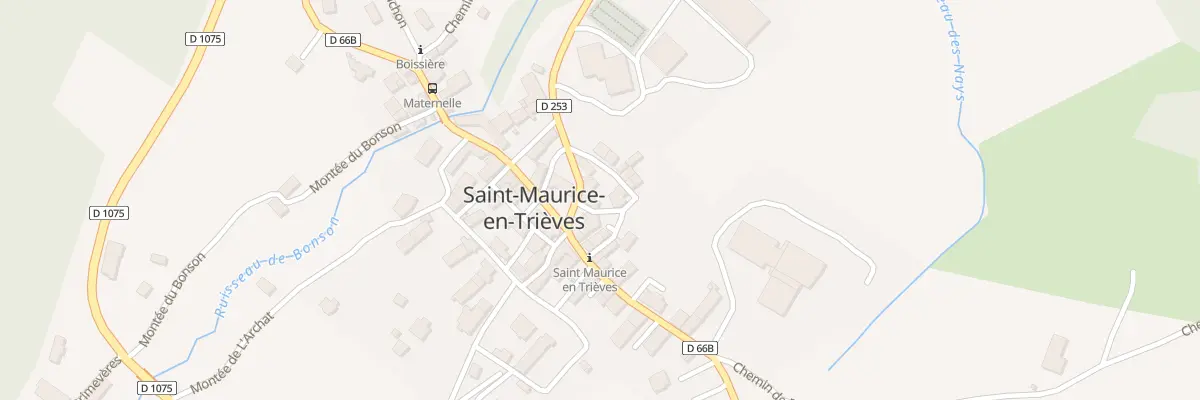 Plan du 5041 Le Village à Saint-Maurice-en-Trièves
