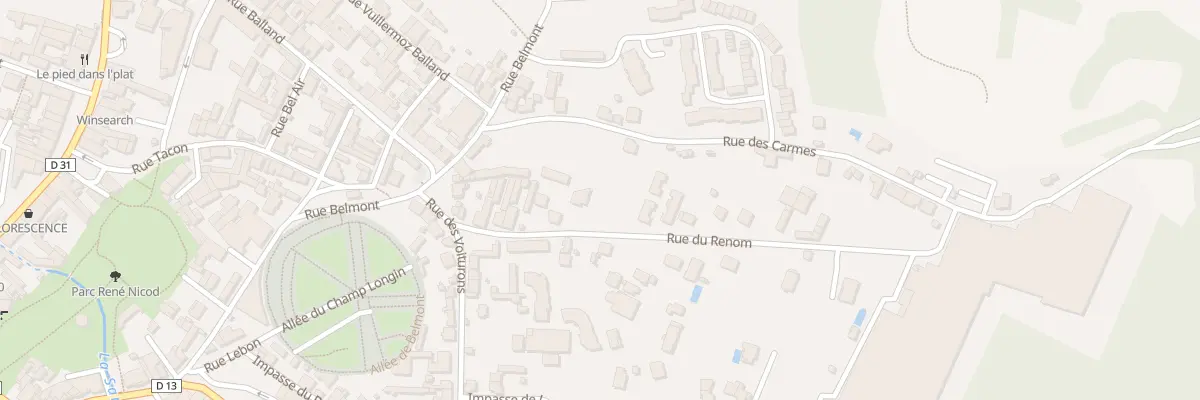 Plan du 15 Rue du Renom à Oyonnax