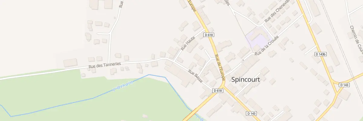 Plan du 5 Rue Haute à Spincourt