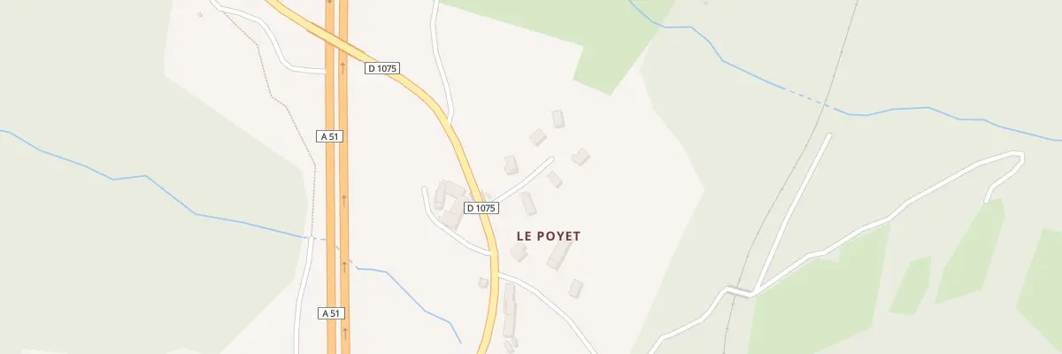 Plan du 2 All du Poyet à Vif