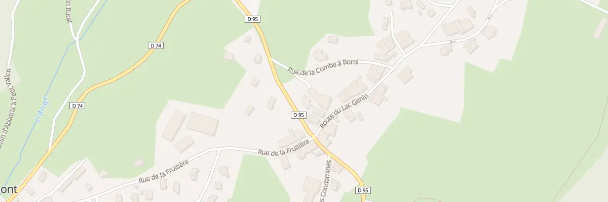 Plan du 6 Rte d’Oyonnax à Apremont