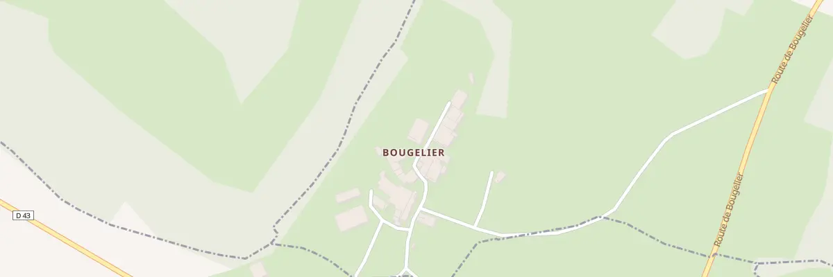 Plan du 5001 Bougelier à Plasne