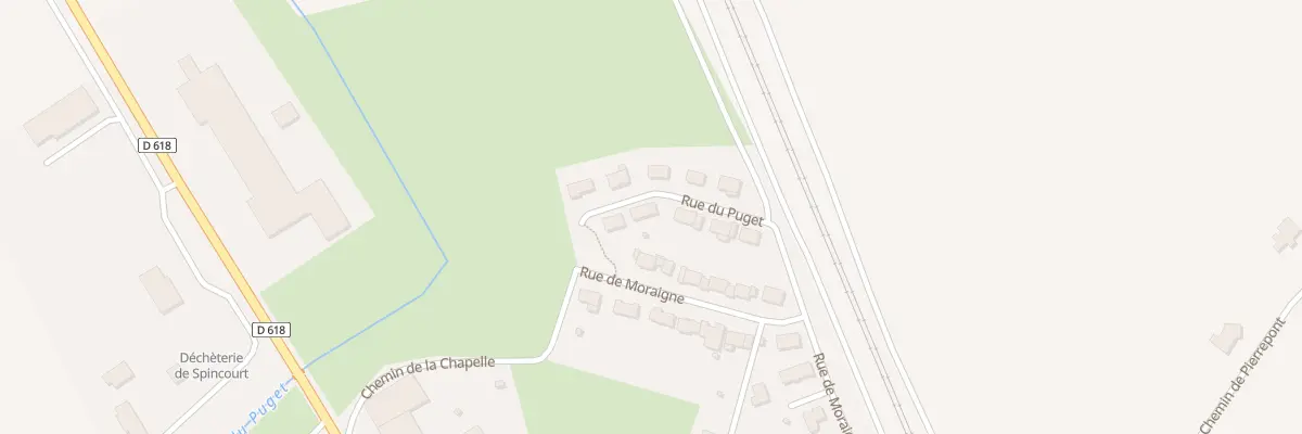 Plan du 7 Rue du Puget à Spincourt