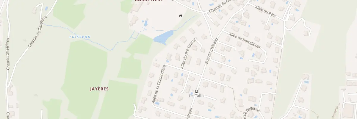 Plan du 1 Rue du Pre Grasse à Claix