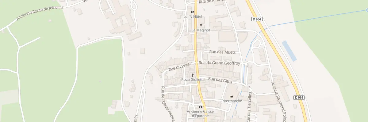 Plan du 9 Rue du Prieur à Vaucouleurs