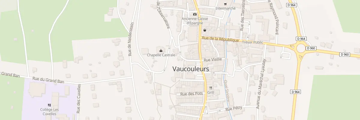 Plan du 3 Rue des Annonciades à Vaucouleurs