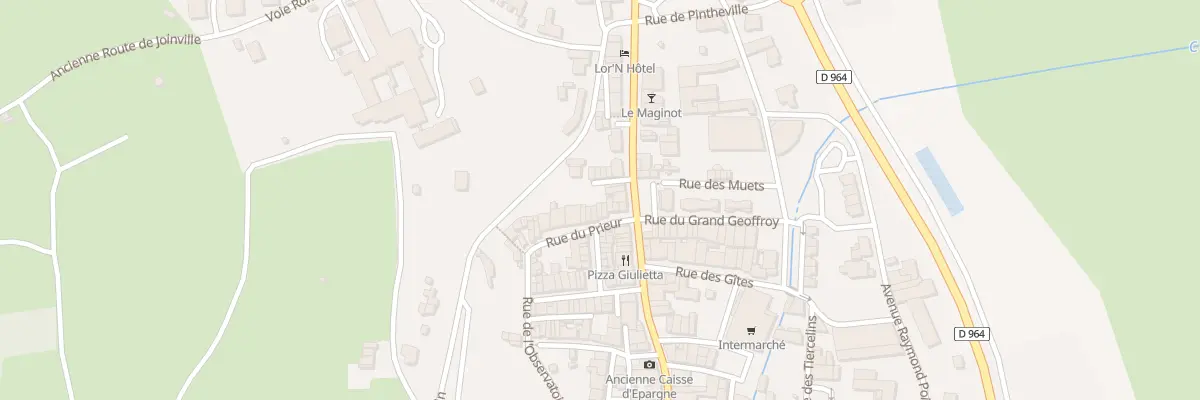 Plan du 7 Rue du Prieur à Vaucouleurs