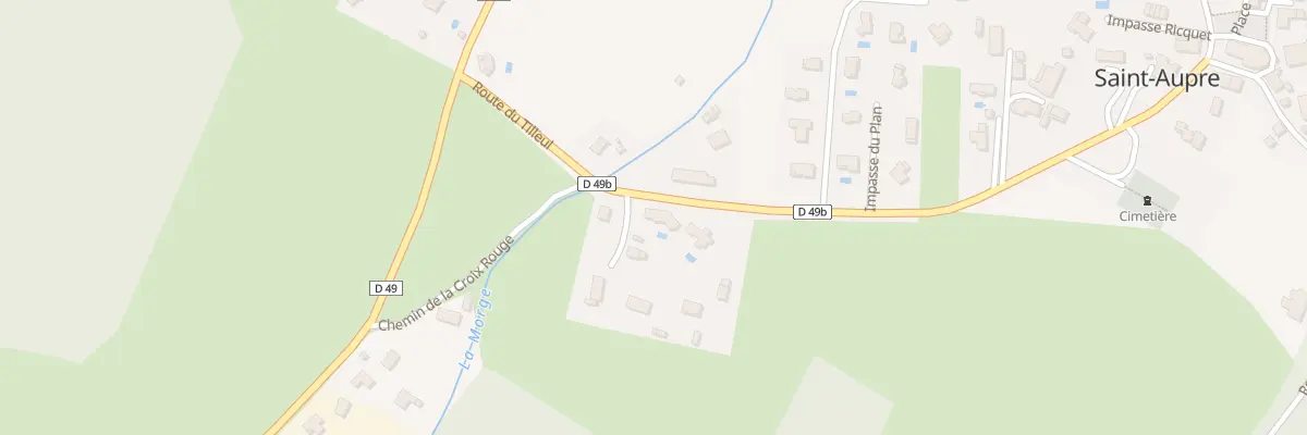 Plan du 489 Rte du Tilleul à Saint-Aupre