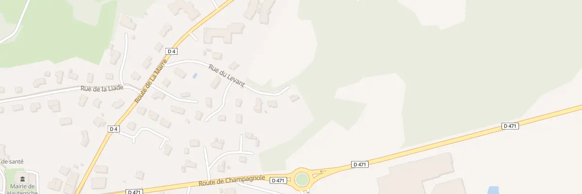 Plan du 18 Rue du Levant à Hauteroche