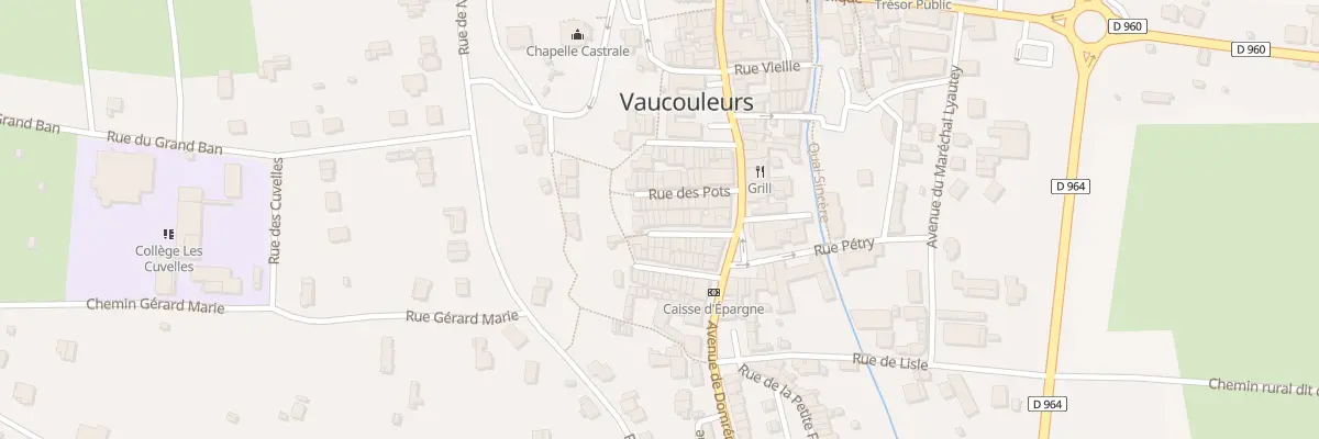 Plan du 14 Rue des Bleds à Vaucouleurs