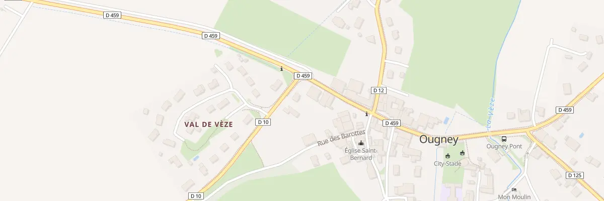 Plan du 2 Val de Veze à Ougney