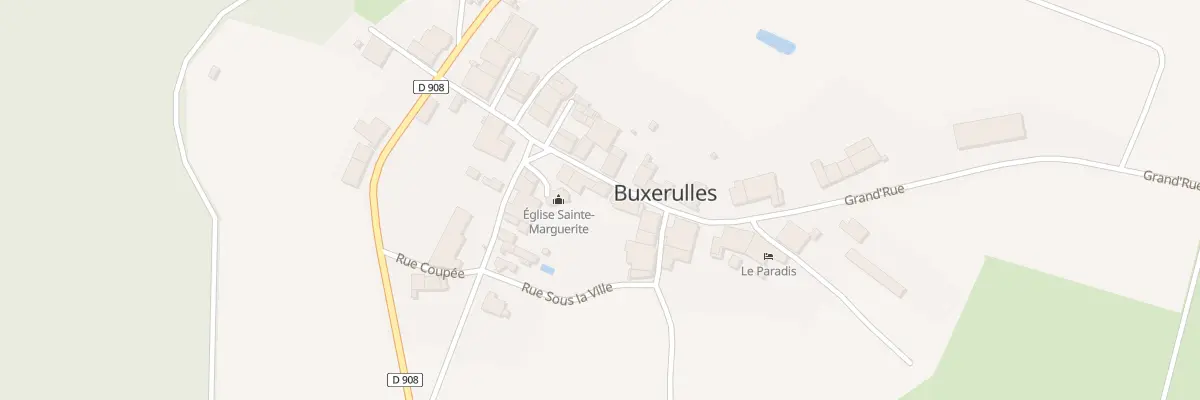 Plan du 8 Gr Grande Rue A Buxerulles à Buxières-sous-les-Côtes