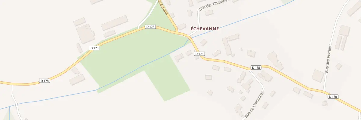 Plan du 17 Rue du Chateau / Echevanne à Velesmes-Échevanne
