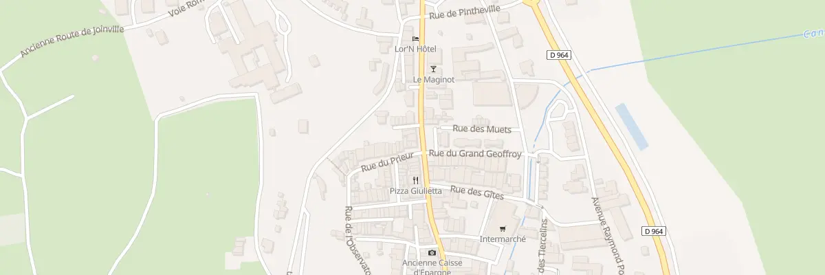 Plan du 69 Rue Jeanne d’Arc à Vaucouleurs
