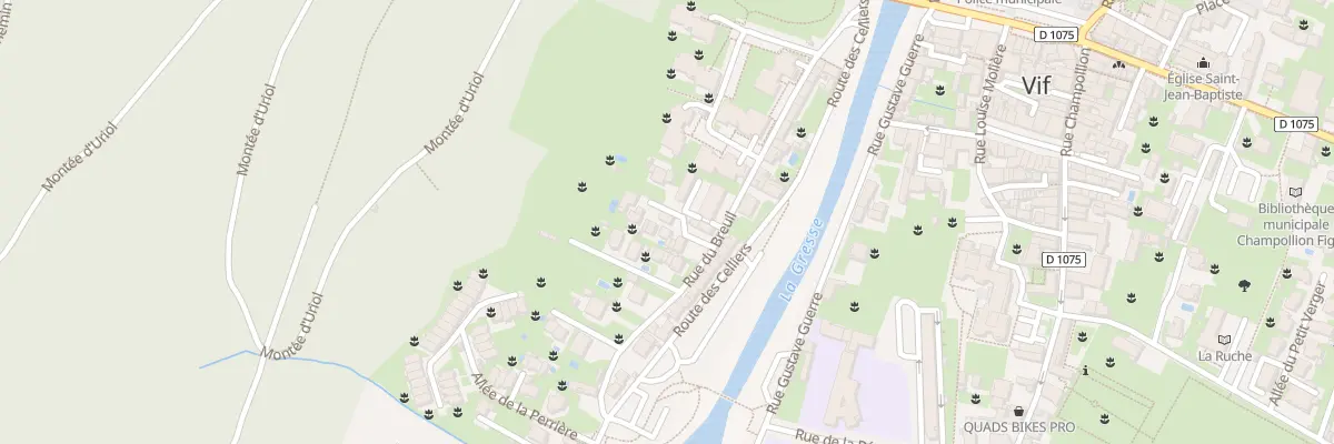Plan du 12E Rue du Breuil à Vif