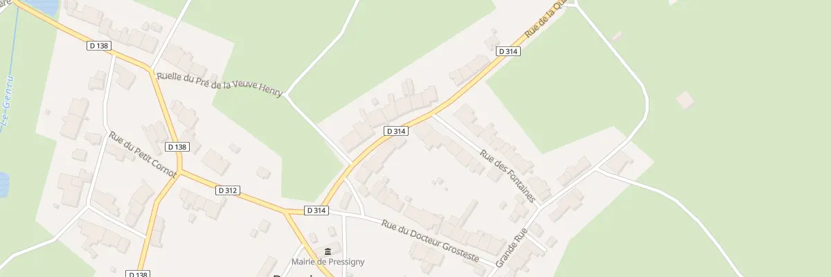 Plan du 8 Rue de la Quarte à Pressigny