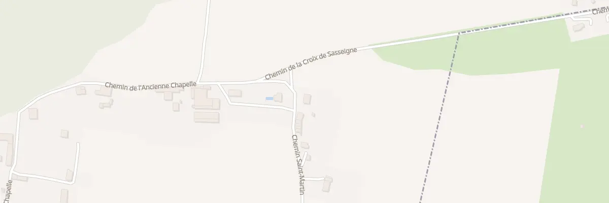 Plan du 43 Che Saint-martin à Champagneux