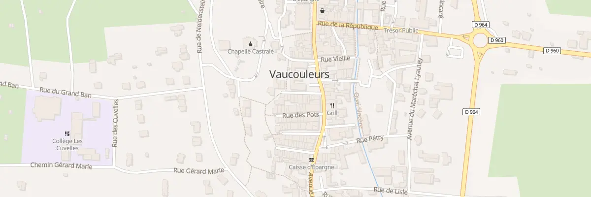 Plan du 11 Rue de la Rochelle à Vaucouleurs