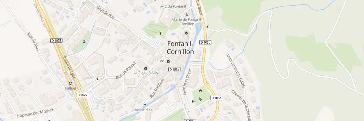 Plan du 4 Rue du Moulin à Fontanil-Cornillon