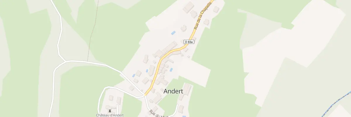 Plan du 160 Rue de la Chapelle à Andert-et-Condon